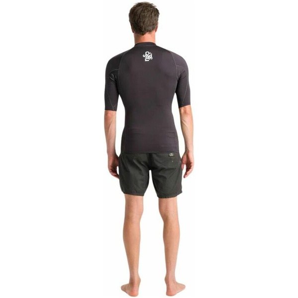 2026 C-Skins Mens NuWave UV Basics Short Sleeve Rash Vest C-NLYSSMC - Anthracite